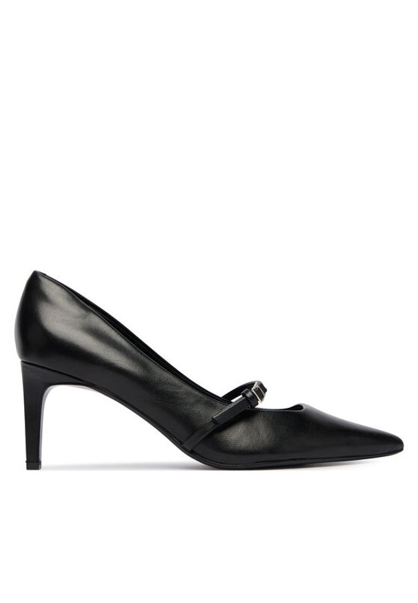 Calvin Klein Czółenka Ess Stiletto 70 Mj Lth Hdw HW0HW02952 Czarny. Kolor: czarny. Materiał: skóra