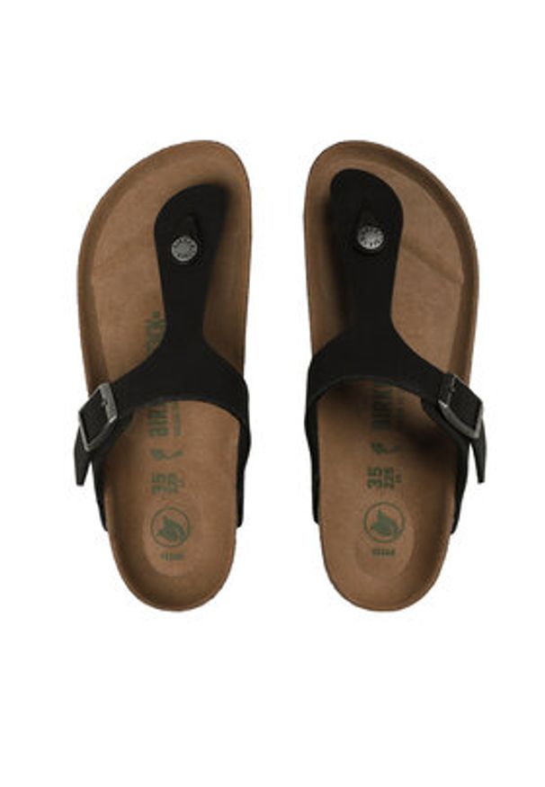 Birkenstock Japonki Gizeh 1020487 Czarny. Kolor: czarny. Materiał: syntetyk
