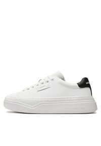 Karl Lagerfeld - KARL LAGERFELD Sneakersy KL63420 Biały. Kolor: biały. Materiał: skóra