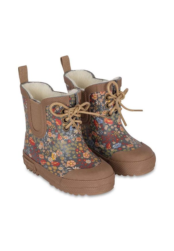 KONGES SLOJD - Konges Sløjd kalosze dziecięce. Zapięcie: sznurówki. Materiał: guma. Styl: klasyczny