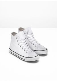 Wysokie sneakersy bonprix biały. Kolor: biały. Materiał: materiał, syntetyk #2