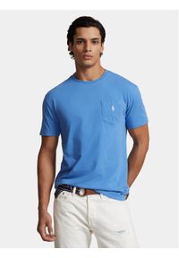 Polo Ralph Lauren T-Shirt 710704248221 Niebieski Classic Fit. Typ kołnierza: polo. Kolor: niebieski. Materiał: bawełna
