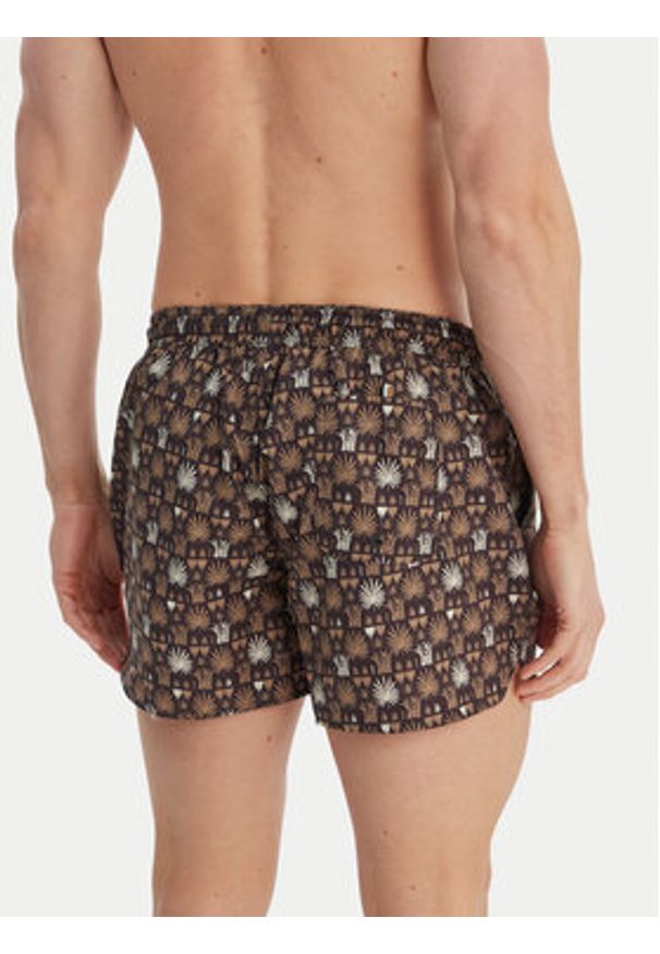 BOSS Szorty kąpielowe Cala 50539294 Czarny Regular Fit. Kolor: czarny. Materiał: syntetyk