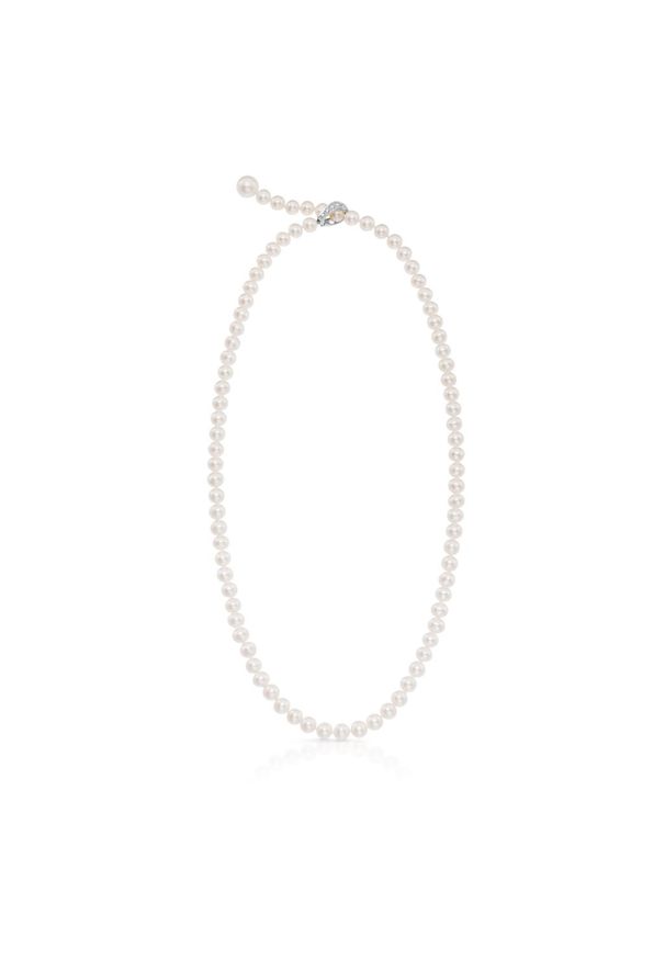W.KRUK Unikalny Naszyjnik z Pereł - złoto 585, Brylant 0,12ct,perła - ZTW/NB+03B. Materiał: złote. Kolor: złoty. Kamień szlachetny: perła, brylant