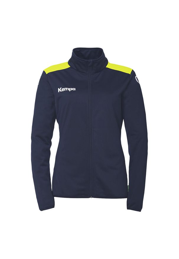 KEMPA - Damska bluza dresowa Kempa Emotion 27. Kolor: niebieski, wielokolorowy, żółty. Materiał: dresówka. Sport: piłka ręczna