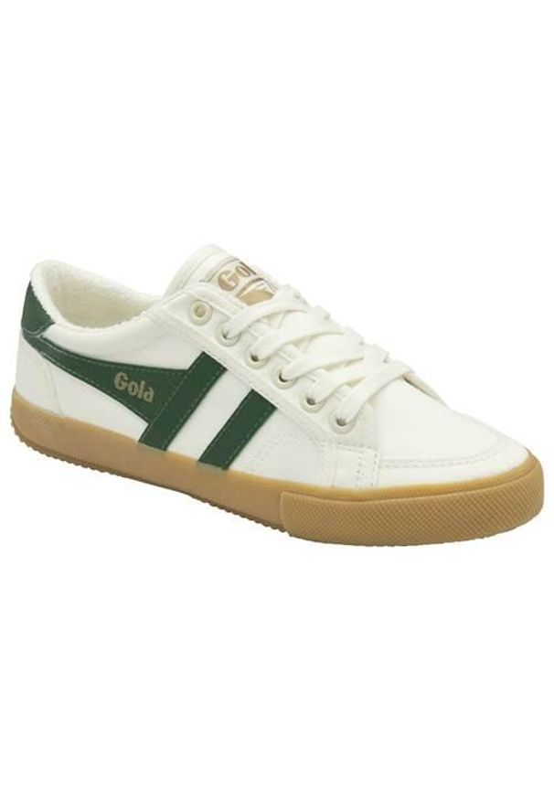 Buty do chodzenia damskie Gola Stratus. Kolor: biały, zielony, wielokolorowy. Materiał: materiał, tkanina. Szerokość cholewki: normalna. Sport: turystyka piesza