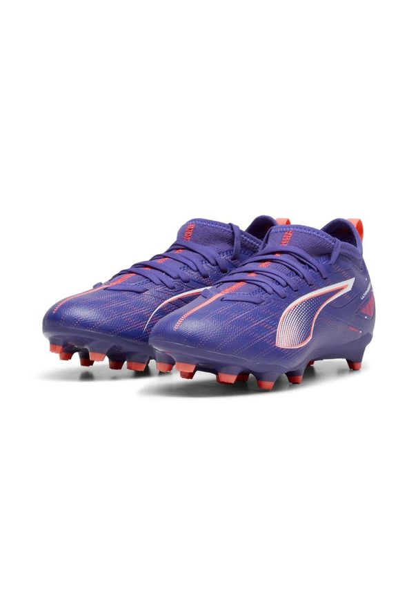 Buty piłkarskie dla dzieci Puma Ultra 5 Match FG/AG. Kolor: niebieski. Sport: piłka nożna