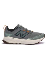 Buty do biegania męskie New Balance D2 Trail. Zapięcie: sznurówki. Kolor: szary. Materiał: syntetyk, tkanina, materiał. Szerokość cholewki: normalna