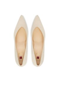 HÖGL Szpilki 0-186702-17000 Écru. Materiał: skóra, welur. Obcas: na szpilce #6