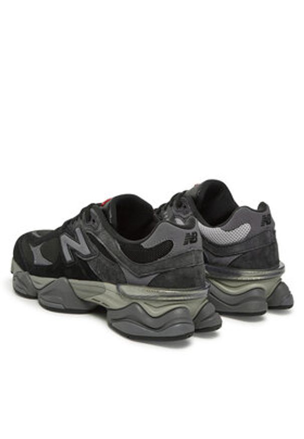 New Balance Sneakersy U9060BLK Czarny. Kolor: czarny. Materiał: skóra, zamsz