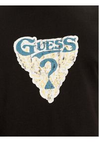 Guess T-Shirt M4BI44 I3Z14 Czarny Slim Fit. Kolor: czarny. Materiał: bawełna #4