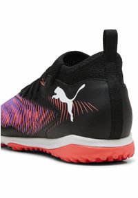 Puma - Buty piłkarskie dziecięce PUMA Future 8 Match TT + Mid. Kolor: biały, czarny, czerwony, wielokolorowy. Sport: piłka nożna
