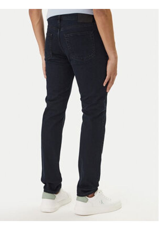 Calvin Klein Jeansy LV04RF930G Czarny Slim Taper Fit. Kolor: czarny