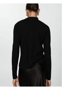 mango - Mango Sweter Luccapk 77045641 Czarny Slim Fit. Kolor: czarny. Materiał: syntetyk #2