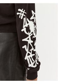 Versace Jeans Couture Bluza 75HAIT16 Czarny Regular Fit. Typ kołnierza: kołnierzyk włoski. Kolor: czarny. Materiał: bawełna #4