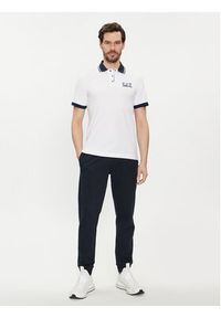 EA7 Emporio Armani Polo 3DPF17 PJ03Z 1100 Biały Regular Fit. Typ kołnierza: polo. Kolor: biały. Materiał: bawełna #4