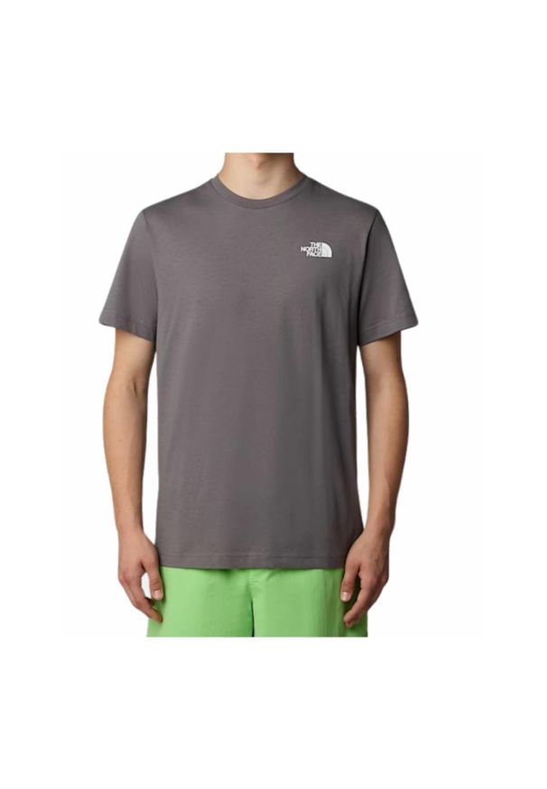 The North Face Koszulka S/S Redbox Nf0A87Nparx. Kolor: szary