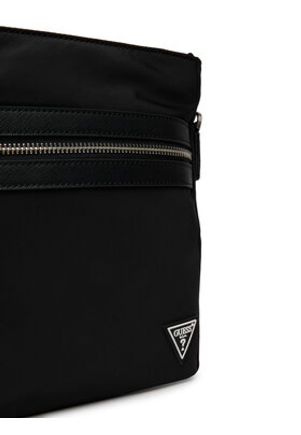 Guess Saszetka HMBENY P6123 Czarny. Kolor: czarny. Materiał: materiał