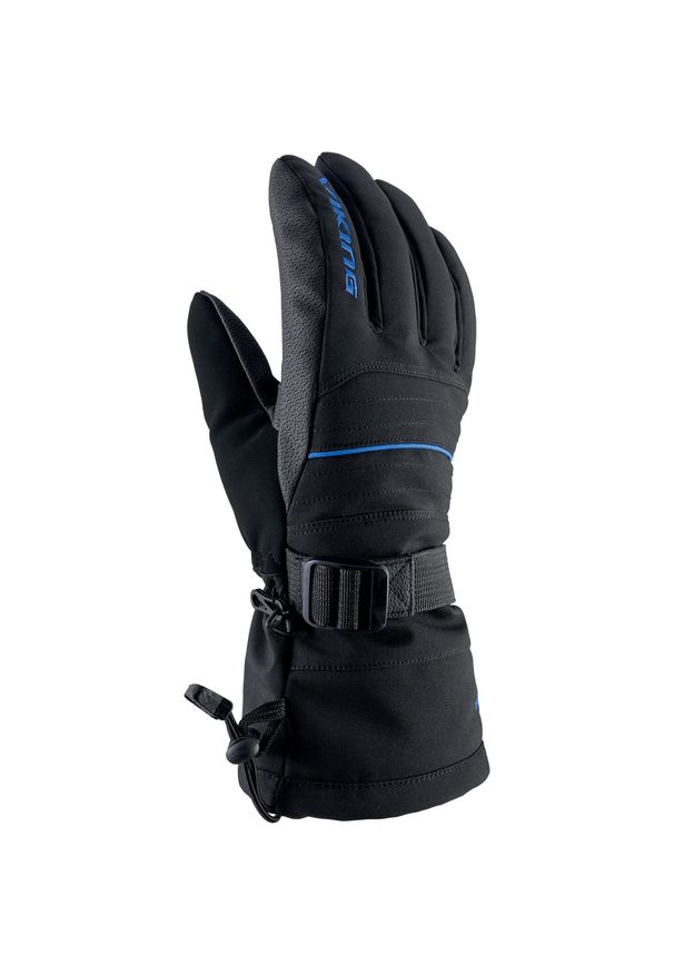 Rękawice narciarskie Viking Bormio. Kolor: niebieski, wielokolorowy, czarny. Sezon: zima. Sport: narciarstwo