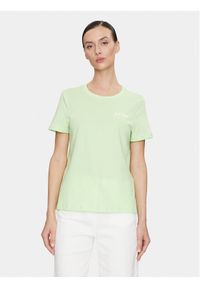 Vero Moda T-Shirt Odessa 10308688 Zielony Regular Fit. Kolor: zielony. Materiał: bawełna