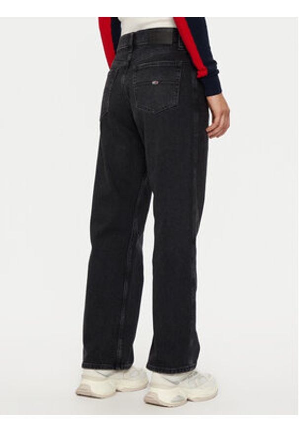 Tommy Jeans Jeansy Betsy DW0DW19739 Czarny Wide Leg. Kolor: czarny