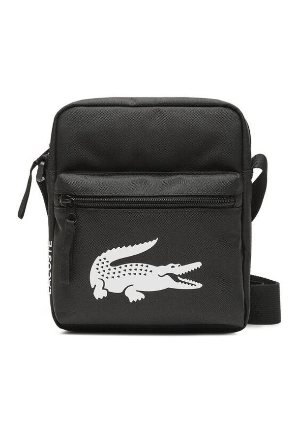 Saszetka Lacoste. Kolor: czarny