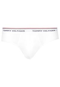 TOMMY HILFIGER - Tommy Hilfiger Komplet 3 par slipów 3p Brief 1U87903766 Biały. Kolor: biały. Materiał: bawełna #4