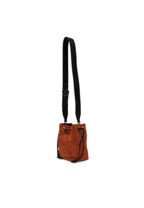 Pinko - PINKO Torebka Secchiello Mini PE 25 PLTT 104303 A2CC Brązowy. Kolor: brązowy. Materiał: zamszowe, skórzane