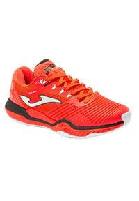 Buty tenisowe męskie Joma T.Point clay coral 41. Kolor: wielokolorowy, pomarańczowy, czarny. Materiał: nylon. Szerokość cholewki: normalna. Sport: tenis