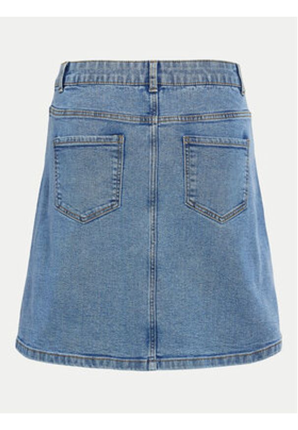 Noisy may - Noisy May Spódnica jeansowa Ronnie 27032521 Niebieski Regular Fit. Kolor: niebieski. Materiał: bawełna