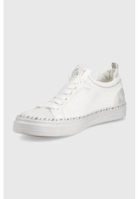 Mustang tenisówki damskie kolor biały. Nosek buta: okrągły. Zapięcie: sznurówki. Kolor: biały #2