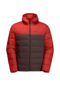 Kurtka uniwersalna męska Jack Wolfskin 12076712365. Typ kołnierza: kaptur. Kolor: czerwony. Materiał: syntetyk