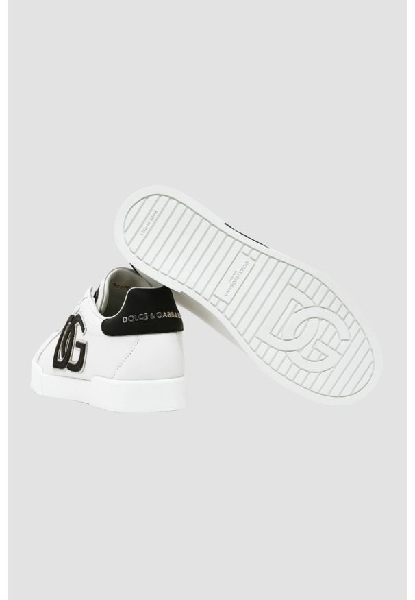 Dolce and Gabbana - DOLCE & GABBANA Białe buty SNEAKERS. Kolor: biały