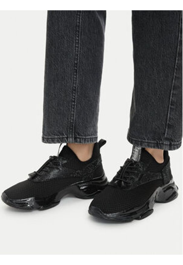Steve Madden Sneakersy Match-Re 11004874 Czarny. Kolor: czarny. Materiał: materiał