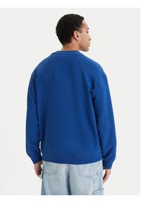 Quiksilver Bluza New Iconic EQYFT05206 Niebieski Oversize. Kolor: niebieski. Materiał: bawełna #5