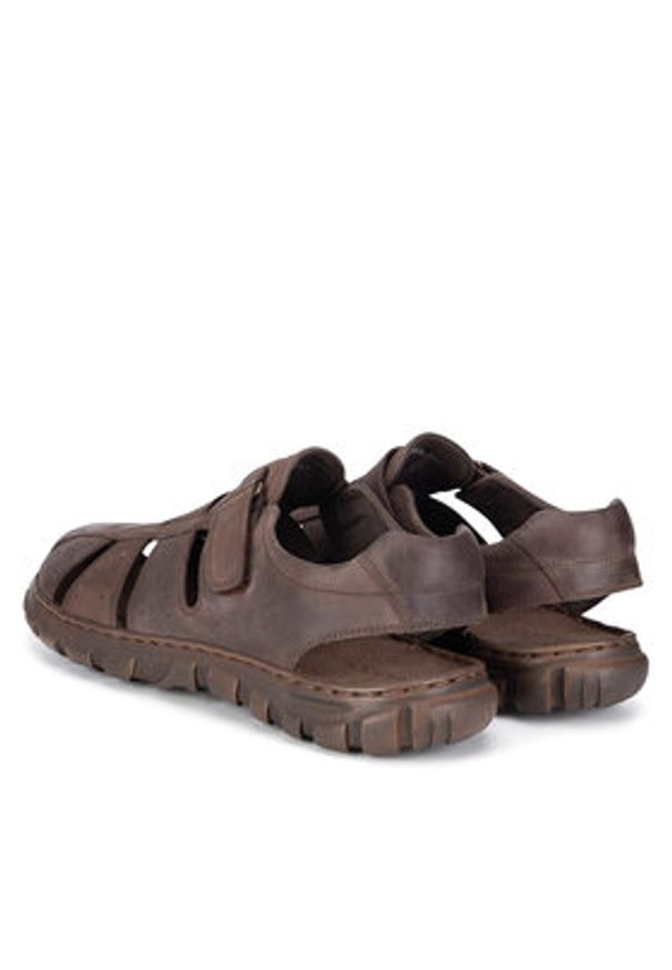 Lasocki Sandały TEDD-07BIG MI25 Brązowy. Kolor: brązowy. Materiał: nubuk, skóra