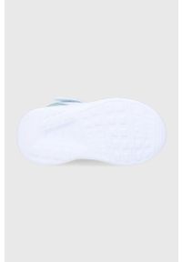 Adidas - adidas buty dziecięce Runfalcon 2.0 kolor szary. Nosek buta: okrągły. Zapięcie: rzepy. Kolor: szary. Materiał: guma #4
