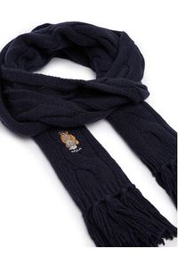 Polo Ralph Lauren Szalik 455981434002 Granatowy. Kolor: niebieski. Materiał: wełna