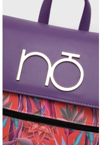 Nobo plecak damski kolor fioletowy mały wzorzysty. Kolor: fioletowy #5