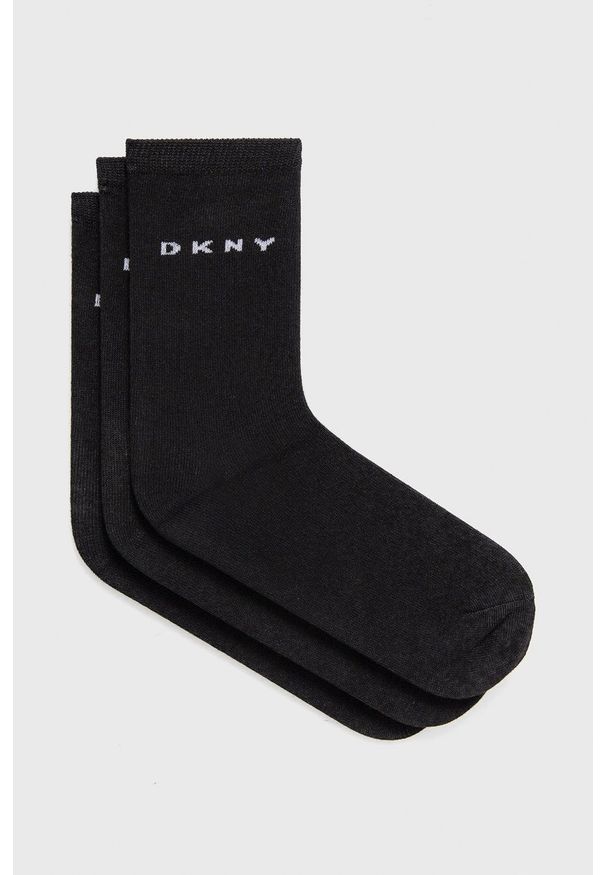 DKNY - Dkny - Skarpetki. Kolor: czarny