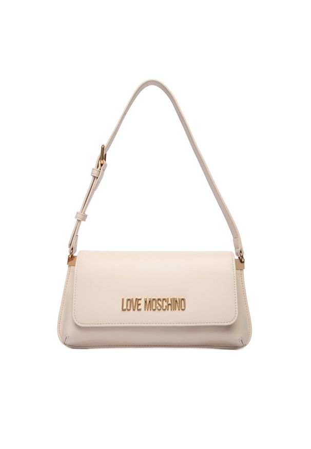 Love Moschino - LOVE MOSCHINO Torebka JC4058PP0NLO0110 Écru. Materiał: skórzane