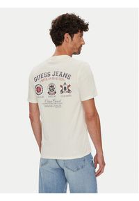 Guess Jeans T-Shirt M5YI04 K8HM0 Écru Regular Fit. Materiał: bawełna #3