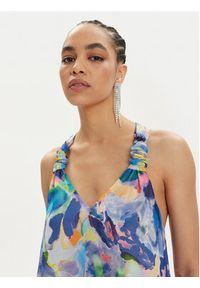 Patrizia Pepe Sukienka letnia 2A2803/A420-YA15 Kolorowy Relaxed Fit. Materiał: syntetyk. Wzór: kolorowy. Sezon: lato #3