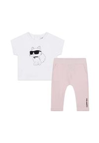 Karl Lagerfeld komplet niemowlęcy kolor biały. Kolor: biały #1