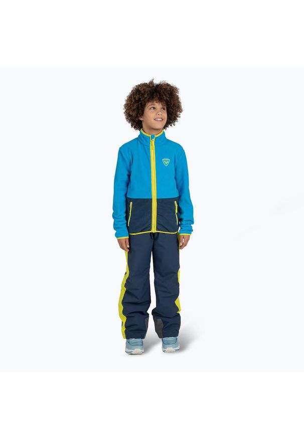 Bluza dziecięca Rossignol Jr Strawpile Fleece Fz. Kolor: niebieski