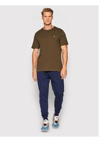 Lyle & Scott T-Shirt Plain TS400VOG Zielony Regular Fit. Kolor: zielony. Materiał: bawełna