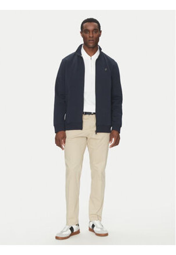 BOSS Bluza C-Siza 01 50523916 Granatowy Regular Fit. Kolor: niebieski. Materiał: bawełna