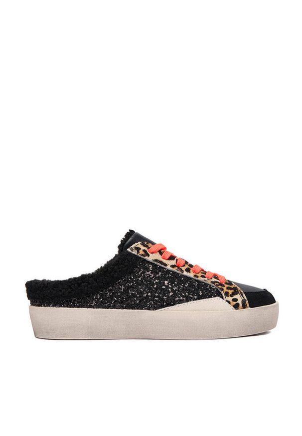 Eva Minge Klapki NARI-25/502 Czarny. Kolor: czarny. Materiał: syntetyk