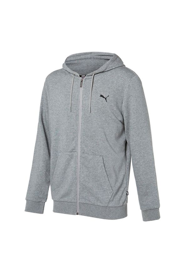 Puma Bluza Ess Fz 84721903. Kolor: szary. Materiał: dresówka