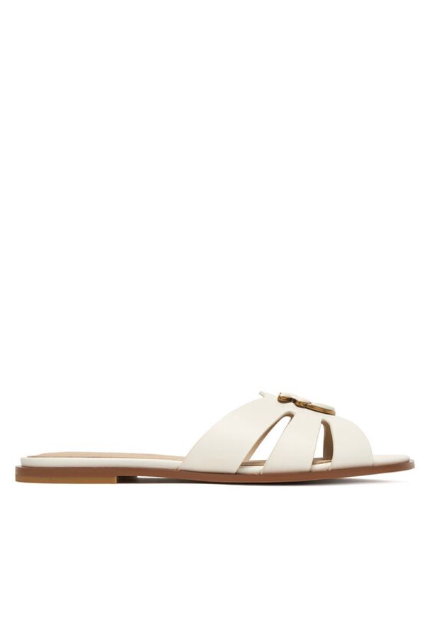 Pinko - PINKO Klapki Milly 04 SD0463 P001 Biały. Kolor: biały. Materiał: skóra